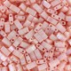 Miyuki half tila 5x2.4mm beads - Opaque salmon luster HTL-596